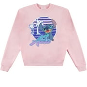 Lilo \u0026 Stitch Girls Sweatshirt, Large Screen Print - Sizes 4-16